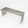 outdoor famous designer Amici classic Stainless Steel long Bench